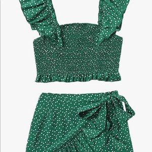 Green two piece set
